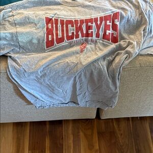 Gray Buckeyes Short Sleeve Tee